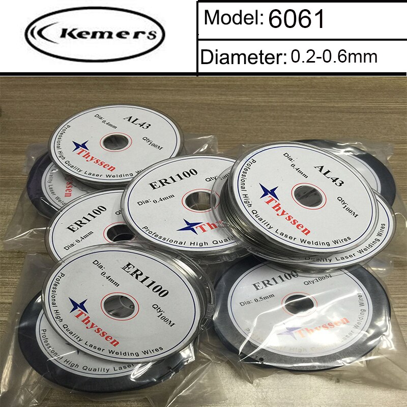 Kemers Reel   ̾     0.2 / 0.3 / 0.4 / 0.5 / 0.6mm Thyssen 6061 LT201745/Kemers Reel Laser welding wire Thyssen 6061 of 0.2/0.3/0.4/